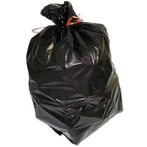 25 sacs poubelles 130 litres noirs 40 µ